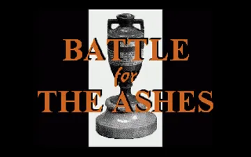 Battle for the Ashes screen shot title